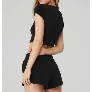 Alo Terry beachside set, top and bottom size small 4-6